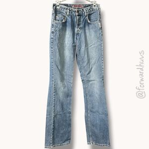 Silver Jeans Co. Button Fly Jeans 26x32 Made in Canada Y2K
